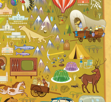 Load image into Gallery viewer, Utah Temple Map 1000 Pc Puzzle