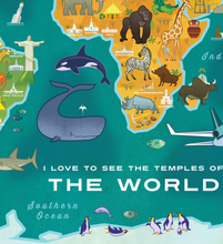 Load image into Gallery viewer, World Temple Map Puzzle