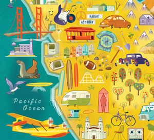 California: The Golden State 1000 Pc Puzzle