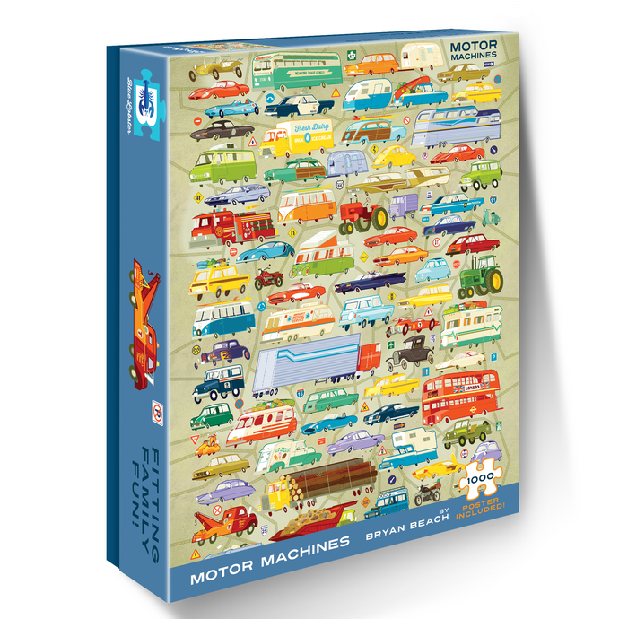 Blue Lobster 1000 Piece Jigsaw Puzzle - Postcards From Italy Theme, Vibrant & Fun