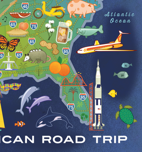 American Road Trip 1000 Pc Puzzle