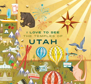 Utah Temple Map 1000 Pc Puzzle